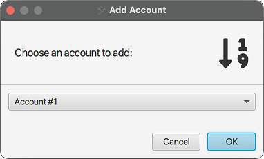 Adding a new separated account to an existing wallet setup in Sparrow